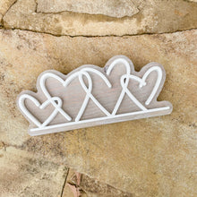 Load image into Gallery viewer, Entwined Hearts Shelf Sitter