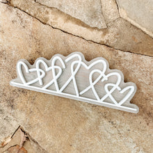 Load image into Gallery viewer, Entwined Hearts Shelf Sitter