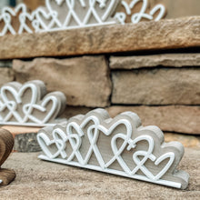 Load image into Gallery viewer, Entwined Hearts Shelf Sitter