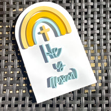 Load image into Gallery viewer, He is Risen Rainbow Sign--2 Styles!