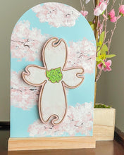 Load image into Gallery viewer, Dogwood Cross Sign