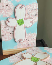 Load image into Gallery viewer, Dogwood Cross Sign
