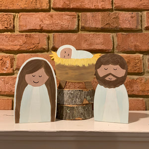 Holy Family Nativity Cutsy Set
