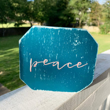 Load image into Gallery viewer, &#39;Peace&#39; Wooden Sign
