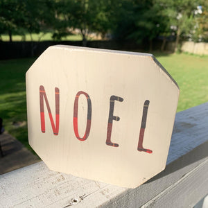'Noel' Wooden Sign