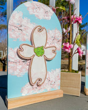 Load image into Gallery viewer, Dogwood Cross Sign
